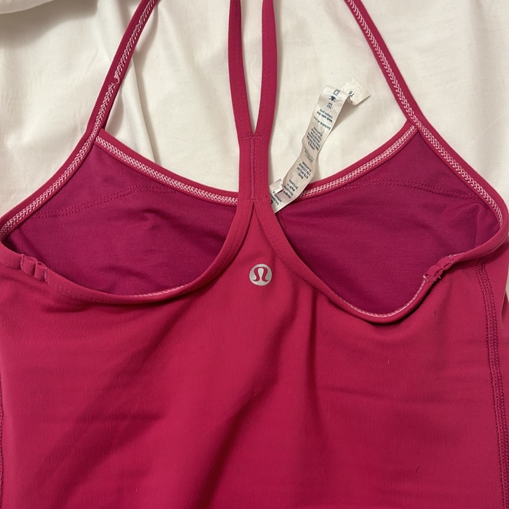 Women’s NWOT pink Lulu tank - Picture 3 of 4